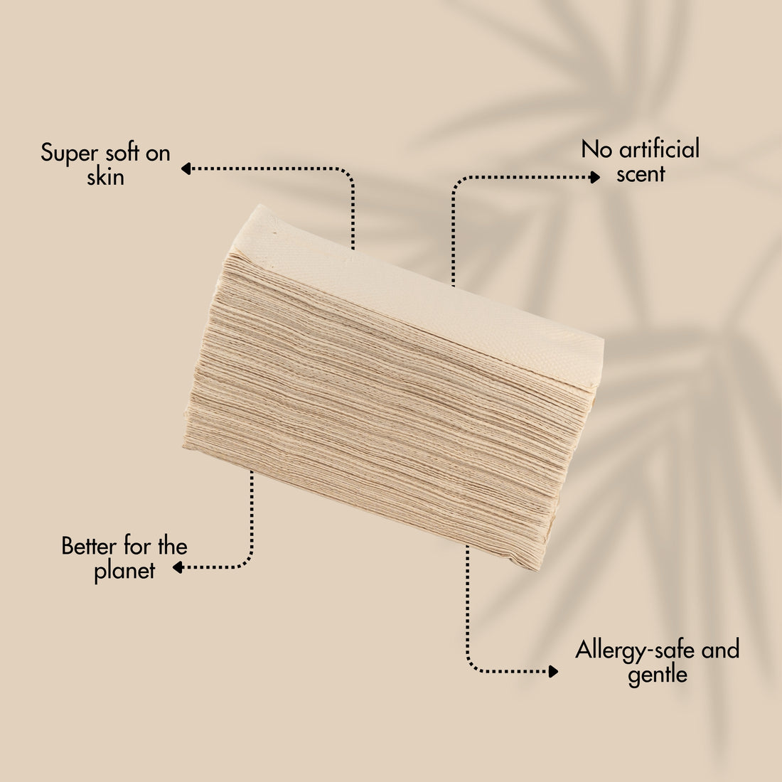 Bamboo Multi-Fold Tissue Napkins - 150 Sheets | Box of 20