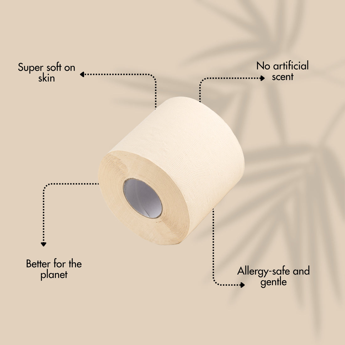 Bamboo Tissue Toilet Rolls - 330 Pulls | Pack of 4