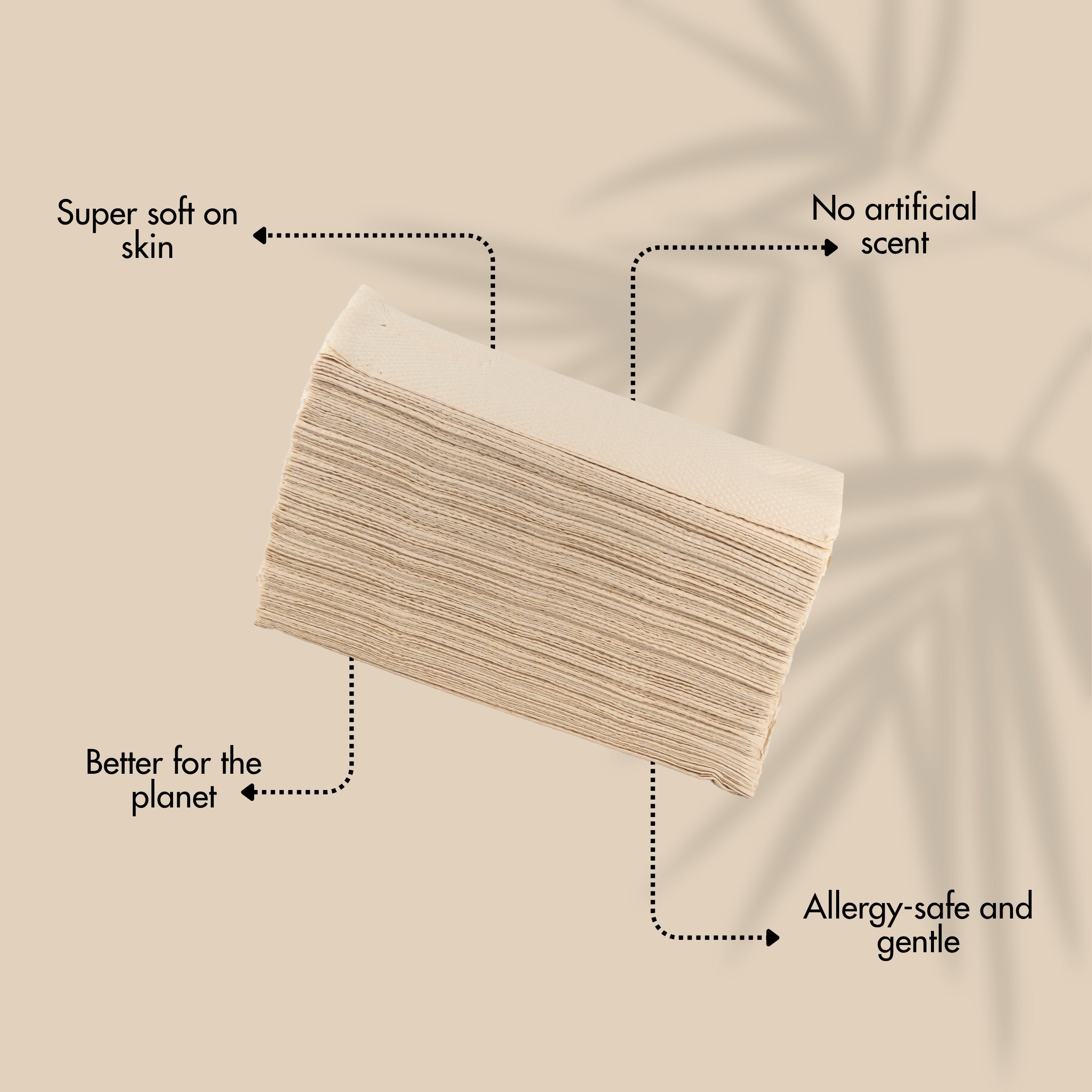 Bamboo Multi-Fold Tissue Napkins - 150 Sheets | Box of 20